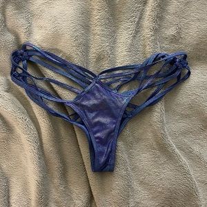 Purple festival rave lingerie bikini bottoms